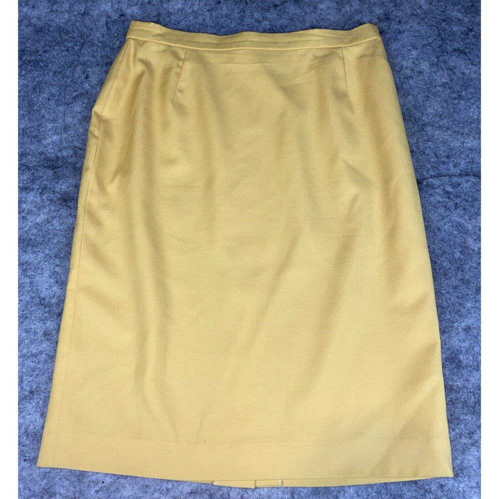 ESCADA by Margaretha Ley Womens Size 8 EU 40 Skirt Wrap Pencil 100% Wool Lined